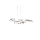 Sonneman 2656.03W 9 Lights Satin White 60W Light Guide Ring