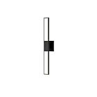 Sonneman 2682.25 2 Lights Satin Black 9W Planes LED Double Sconce