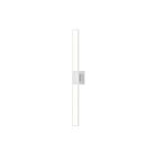 Sonneman 2683.03 2 Lights Satin White 12W Planes LED Double Sconce
