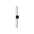 Sonneman 2683.25 2 Lights Satin Black 12W Planes LED Double Sconce