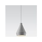 Sonneman 2750.16-E 1 Light Bright Satin Aluminum 75W Koma Taisho Pendant