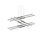 Sonneman 2803.25 12 Lights Satin Black 732W Tik-Tak LED Pendant