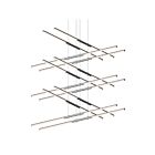 Sonneman 2806.01 24 Lights Polished Chrome 2952W Tik-Tak LED Pendant