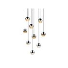 Sonneman 2916.01-SML 9 Lights Polished Chrome 27W Grapes LED Pendant