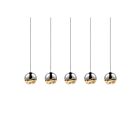 Sonneman 2921.01-MED 5 Lights Polished Chrome 20W Grapes LED Pendant