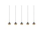 Sonneman 2921.01-SML 5 Lights Polished Chrome 15W Grapes LED Pendant