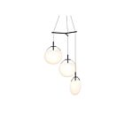 Sonneman 2995.25W-LRG 3 Lights Satin Black 4W Cantina LED Pendant