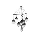 Sonneman 2997.25K 9 Lights Satin Black 4W Cantina LED Pendant