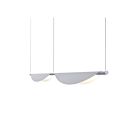 Sonneman 3122.18 2 Lights Dove Gray 60W Tela LED Pendant