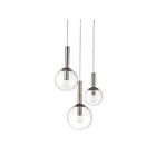 Sonneman 3763.35 3 Lights Polished Nickel 60W Bubbles Pendant