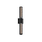 Sonneman 4944.97 2 Lights Textured Black 60W Urban Edge Sconce