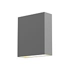 Sonneman 7105.74-WL 1 Light Textured Gray 11W Flat Box LED Sconce