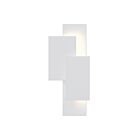 Sonneman 7110.98-WL 1 Light Textured White 20W Offset Panels LED Sconce