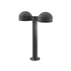 Sonneman 7306.DC.PL.74-WL 2 Lights Textured Gray 40W REALS LED Double Bollard