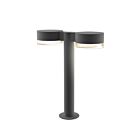 Sonneman 7306.PC.FH.74-WL 2 Lights Textured Gray 40W REALS LED Double Bollard