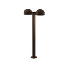 Sonneman 7308.DC.PL.72-WL 2 Lights Textured Bronze 40W REALS LED Double Bollard