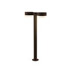 Sonneman 7308.PC.FW.72-WL 2 Lights Textured Bronze 40W REALS LED Double Bollard