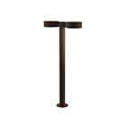 Sonneman 7308.PC.PL.72-WL 2 Lights Textured Bronze 40W REALS LED Double Bollard