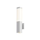 Sonneman 7380.98-WL 2 Lights Textured White 8W Square Column LED Sconce