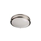 TCP 219F10A230KBN Brushed Nickel 16W LED Flush Mount
