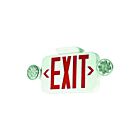 TCP LED20786 White 1W Low Profile LED Combo Emergency Exit Sign Light