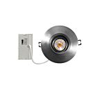 Turolight RGD-CHY2-4-8W-5CCT-BN-D 8W 4" Brushed Nickel LED Gimbal Light CCT Selectable
