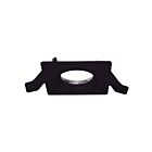 Turolight RGD-SMT-532-WP-BK Black 3" Square Fixed Surface Trim