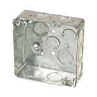 Vista Electrical 20173 4" Square Shallow Junction Box