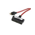 Vista Electrical 40440 15A 125V Outdoor 14/3 Stw-Lighted Triple Outlet