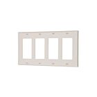 Vista Electrical 45241 Quadruple Decorator Plate