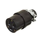 Vista Electrical 45400 15A 125V Female Connector With Clamp (Pack of 10)