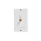 Vista Electrical B48219 Decorative Cable Jack & Plate 75 Ohm