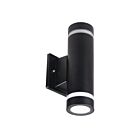 Votatec AST-UDWP01B-30WBS6DC1-BH30-40-50W Black Wattage Selectable Outdoor Wall Light