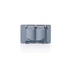 Leviton WP1D-GY Plastic One Gang Duplex