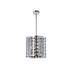 Young Lighting 1130C Chrome 1-Light 60W Crystal Chandelier
