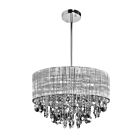 Young Lighting 1145C6 Chrome 6-Lights 40W Crystal Chandelier