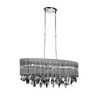 Young Lighting 1145C7 Chrome 7-Lights 40W Crystal Chandelier