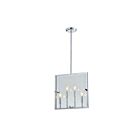 Young Lighting 1161C4 Chrome 4-Lights Rod Pendant