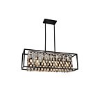 Young Lighting 1166C7 7-Lights Rod Chandelier
