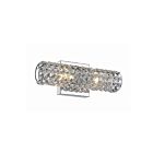 Young Lighting 1214WL2 Chrome 2-Lights Tube Crystal Wall Lamp