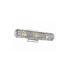 Young Lighting 1214WL3 Chrome 3-Lights Tube Crystal Wall Lamp