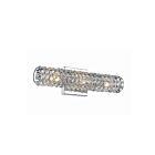 Young Lighting 1214WL5 Chrome 5-Lights Tube Crystal Wall Lamp