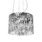 Young Lighting 1230C9 Chrome 9-Lights Crystal Chandelier