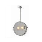 Young Lighting 1253C2 Satin Nickel 2-Lights Rod Pendant
