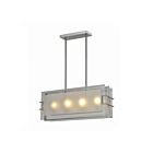 Young Lighting 1254C4 Satin Nickel 4-Lights Rod Pendant