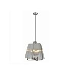 Young Lighting 1255C4 Satin Nickel 4-Lights Rod Pendant