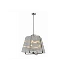 Young Lighting 1255C8 Satin Nickel 8-Lights Rod Pendant