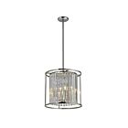 Young Lighting 1256C3 Chrome 3-Lights Crystal Pendant