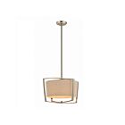 Young Lighting 1257C Brush Nickel 1-Light Rod Pendant