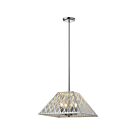Young Lighting 1267C6 Chrome 6-Lights Rod Pendant